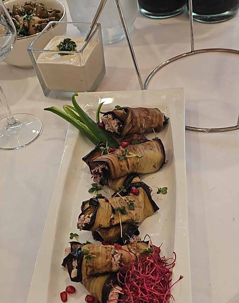 Gefüllte Auberginen mit Möhren